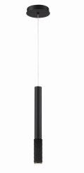 Eurofase Lighting 35709-022 LED Davenport 2 inch Pendant Ceiling Light Black Finish