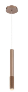 Eurofase Lighting 35709-046 LED Davenport 2 inch Pendant Ceiling Light Champagne Finish