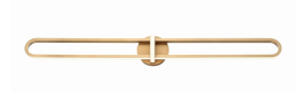 Eurofase Lighting 37042-028 LED Botton 48 inch Sconce Wall Light Large Satin Gold Finish