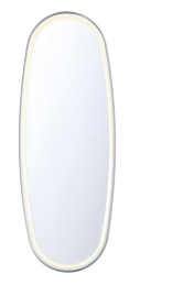 Eurofase Lighting 38885-013 LED 47 Inch Racetrack Mirror Light Aluminum Finish