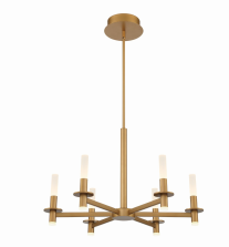 Eurofase Lighting 38440-014 LED Torna 28 inch Chandelier Ceiling Light Coffee Gold Finish