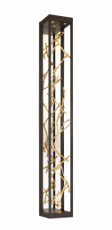 Eurofase Lighting 38638-015 LED Aerie 6 inch Sconce Wall Light Bronze and Gold Finish