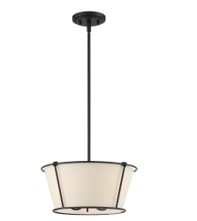 Eurofase Lighting 39044-013 LED Pulito 3 Light Pendant Ceiling Light Matte Black Finish