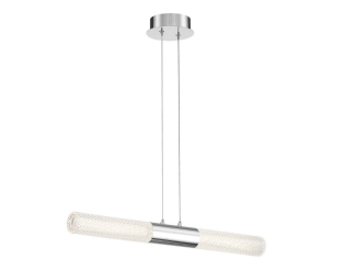 Eurofase Lighting 39310-019 LED Crossley 26 Inch Chandelier Ceiling Light Chrome Finish