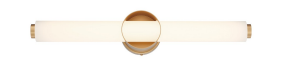 Eurofase Lighting 39317-018 LED Santoro 24 Inch Vanity Wall Light Gold Finish