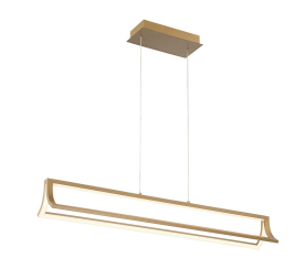 Eurofase Lighting 39322-029 LED Logan 38 Inch Chandelier Ceiling Light Gold Finish