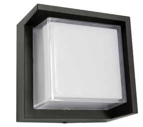 Westgate LRS-H-MCT-C90-BK LED Manufacturing Outdoor IP65 Double Lens 12W 120V 650Lm 90 CRI Select 3000K/4000K/5000K Energy Star T24 Black Finish