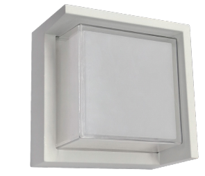 Westgate LRS-H-MCT-C90-WH LED Manufacturing Outdoor IP65 Double Lens 12W 120V 650Lm 90 CRI Select 3000K/4000K/5000K Energy Star T24 White Finish