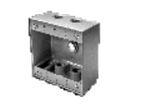 Westgate W2B75-5 3/4 Inch Trade Size 5 Outlet Holes 30.5 Cubic Inch Two-Gang Standard Boxes