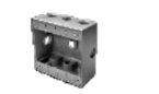 Westgate W2B75-7X 3/4 Inch Trade Size 7 Outlet Holes 30.5 Cubic Inch Two-Gang Boxes