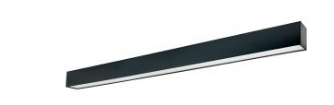 Nora Lighting NLUD-8334B 8-ft L-Line LED Indirect/Direct Linear Selectable Light CCT 30-100W / 3726-12421lm Black Finish