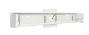 Nora Lighting NLUD-8WMW 8-ft L-Line Indirect/Direct Linear Wall Mount Kit (power cable included) White Finish
