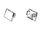 Core Lighting ALP130-EC Surface Mount LED Profile, End Cap