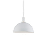 Kuzco Lighting 492316-WH/GD LED Archibald Pendant Ceiling Light 120V White With Gold Finish