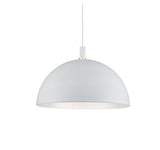 Kuzco Lighting 492332-WH/GD LED Archibald Pendant Ceiling Light 120V White With Gold Finish