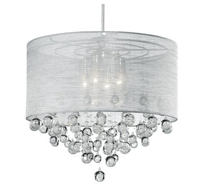 Kuzco Lighting 42154 Beverly Chrome Multi Pendant Ceiling Light 120V- BuyRite Electric