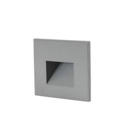 Core Lighting ST100-30K-SI-24V LED Recessed Luminaire, Step Light Color Temperature 3000K Voltage 24V Silver Finish
