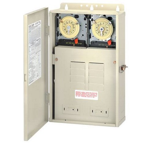 Intermatic T30404R 100 A Load Center With Two T104M Mechanisms - BuyRite Electric