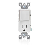 Leviton T5625 Decora Combination Switch and Tamper-Resistant Receptacle 15A / 125 VAC