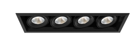 Eurofase Lighting TE134ALED-30-4-01 LED 26W Linear Multiple Recessed Light Black/Black Finish