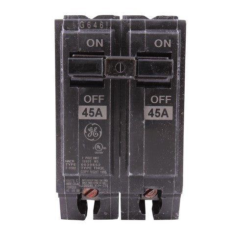 GE THQL2145 45 Amp Two-pole Feeder Plug-in Circuit Breakers 10K IC 120/240V - BuyRite Electric
