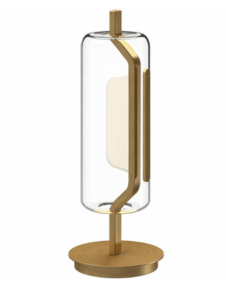 Kuzco Lighting TL28518-BG Hilo 17.63 inch 9.00 watt Table Lamp Portable Light Brushed Gold Finish