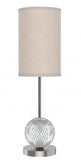 Alora Lighting TL321201PNWL LED Marni 10W Table Lamp Light Polished Nickel White Linen Finish