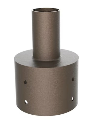 EnvisionLED TN-RD-5 Tenon Mount For Poles Round 5" Pole Reducer to 2.36", Bronze Finish