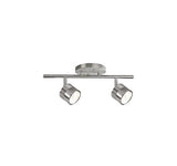 Kuzco Lighting TR10015-BN LED Modern Single Fixed Track Fixture 120V Brushed Nickel Finish