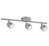 Kuzco Lighting TR10022-BN LED Modern Single Fixed Track Fixture 120V Brushed Nickel Finish