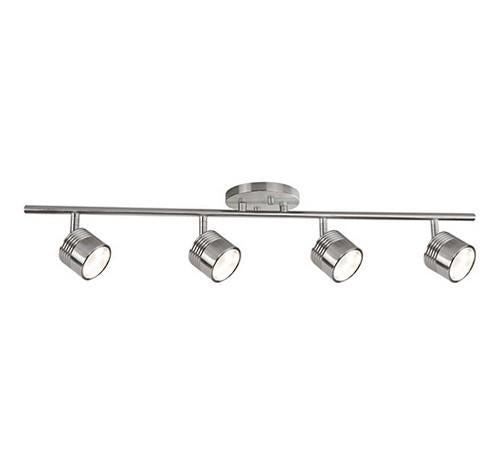 Kuzco Lighting TR10031-XX Modern LED Single Fixed Brushed Nickel Track Fixture - BuyRite Electric