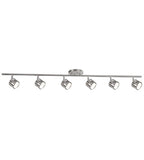 Kuzco Lighting TR10044-BN LED 44 Inch Lyra 6 lights Track Ceiling Light Brushed Nickel Finish