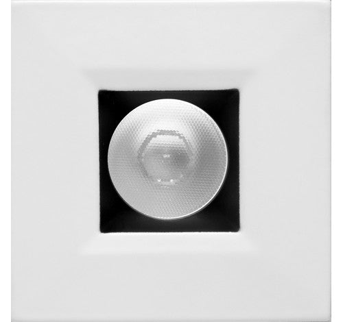 ELCO Lighting RM11B Oak System Trims Square Shape Black with White Finish