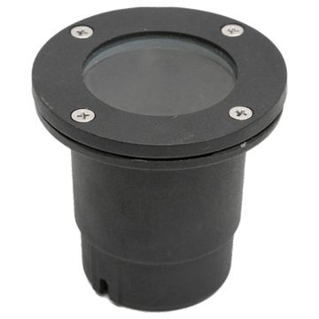 ABBA Lighting USA UNA07 Heavy Duty Cast Aluminum In-Ground Light Black Finish