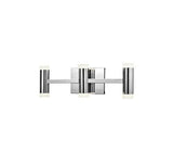 Kuzco Lighting VL16720-CH LED Brazen Vanity Lights 120V Chrome Finish