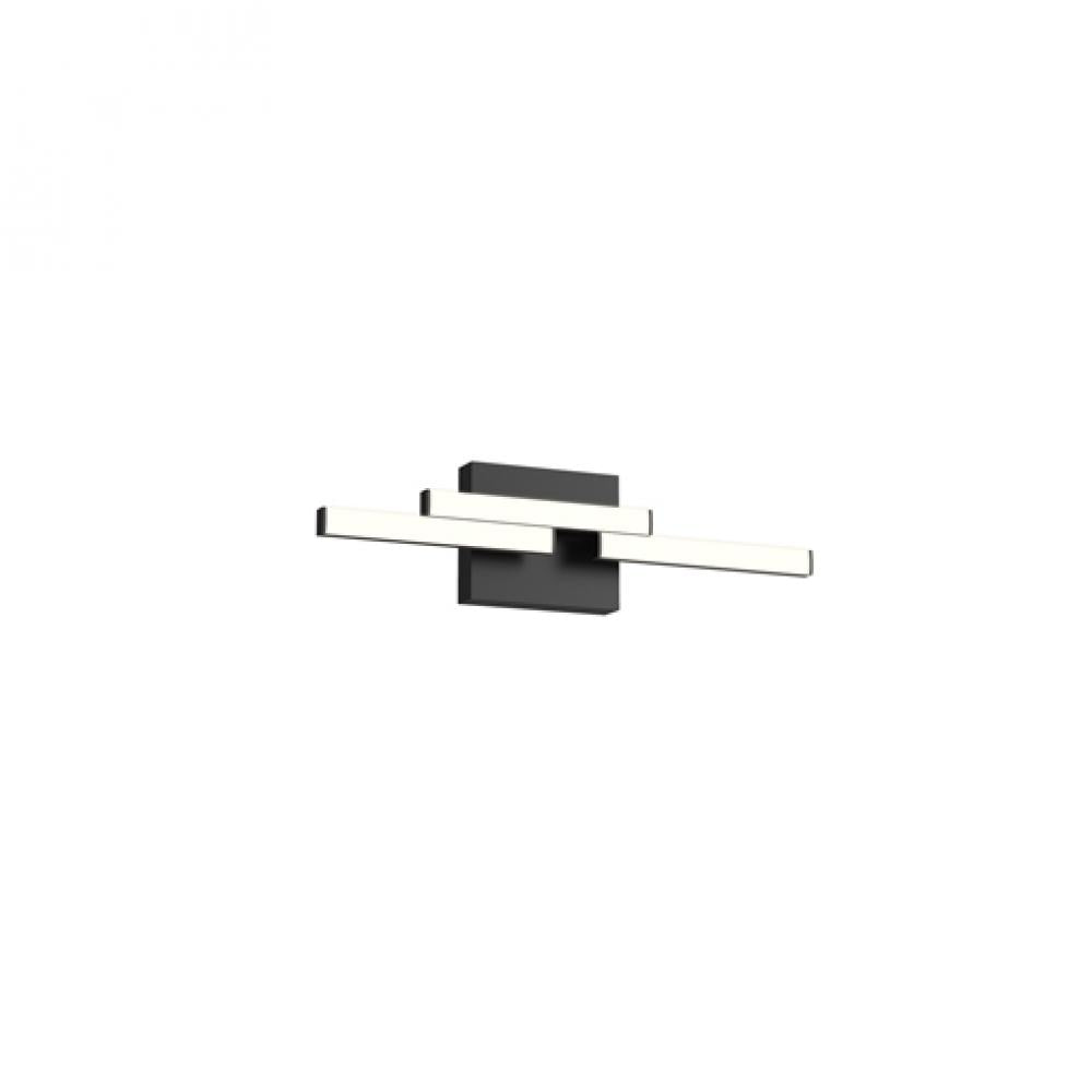 Kuzco Lighting VL52718-BK LED 18 Inch Anello Minor Vanity Wall Lights Black Finish
