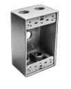 Westgate W1B50-5 1/2 Inch Trade Size 5 Outlet Holes 18.3 Cubic Inch One-Gang Boxes