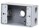 Westgate W1B50-5-WH 1/2 Inch Trade Size 5 Outlet Holes 18.3 Cubic Inch White One-Gang Boxes