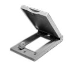 Westgate W1CL-GV Lockable One Gang W/P Device Cover