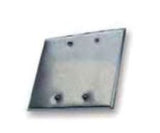 Westgate W2BC-G Two Gang Device Cover Heavy Duty Galvanized Blank Cover