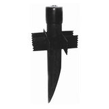 Westgate WE167 Extra-long 18-1/2 Inch PVC Mounting Post For Ground Mounted Landscape Fixtures Black Finish