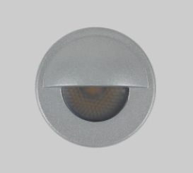 Core Lighting WL100-30K-BK-24V Recessed LED Luminaries Step Light Model WL100, Color Temperature 3000K, Black Finish, Voltage 24V DC