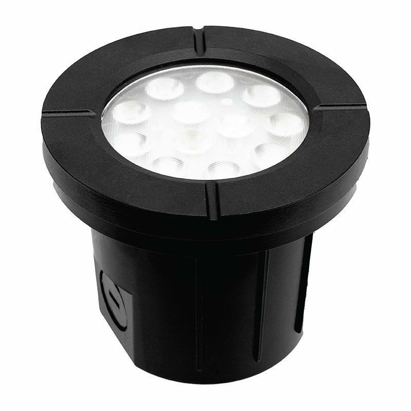 Westgate WLL-105-30K-BK Integrated Aluminium LED Well/Path Light Watts 6W, Lumens 580lm, Color Temperature 3000K Black Finish