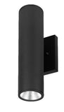 Westgate WMC2-UDL-MCT-BK-DT 2 Inch Wall Cylinder Up/Down Light 12W 3000K/4000K/5000K Dimmable Black