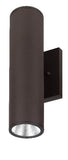Westgate WMC2-UDL-MCT-BR-DT 2 Inch Wall Cylinder Up/Down Light 12W 3000K/4000K/5000K Dimmable Bronze