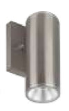 Westgate WMCL-DL-MCT-BN 6 Inch Wall Cylinder Down Light 20W 3000K/4000K/5000K - Brushed Nickel