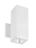 Westgate Lighting WMCS-UDL-RGBW-WH 4" RGBW LED Outdoor Square Cylinder Light, Wattage 24W, Lumens 1920 lm, White Finish