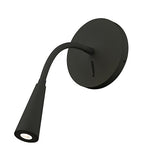 Kuzco Lighting WS18901-BK LED 5 Inch Eton Wall Sconce Light Black Finish