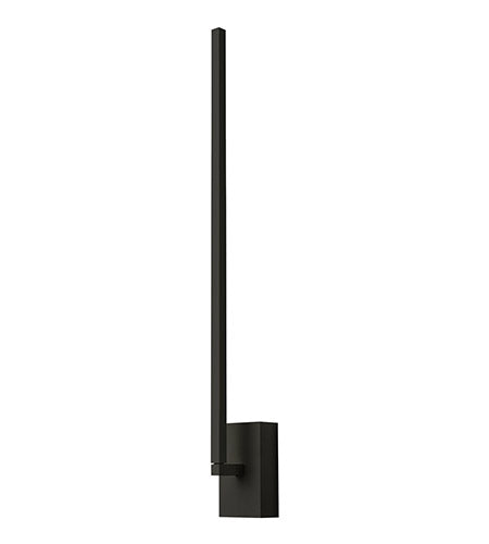 Kuzco Lighting WS25125-BK LED 28 Inch Pandora Sconce Wall Light Black finish