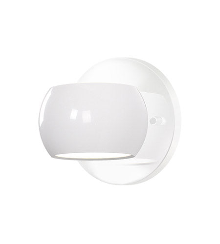 Kuzco Lighting WS46604-GWH LED 5 Inch Flux Wall Sconce Light White Finish